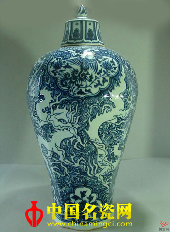 中國名瓷網(wǎng) 景德鎮(zhèn)陶瓷 梅瓶