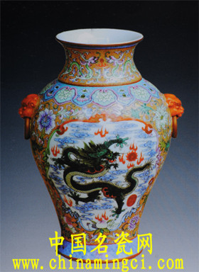 中國(guó)名瓷網(wǎng)龍紋飾瓷器