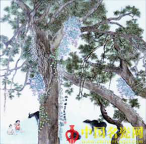 王秋霞牧牛圖