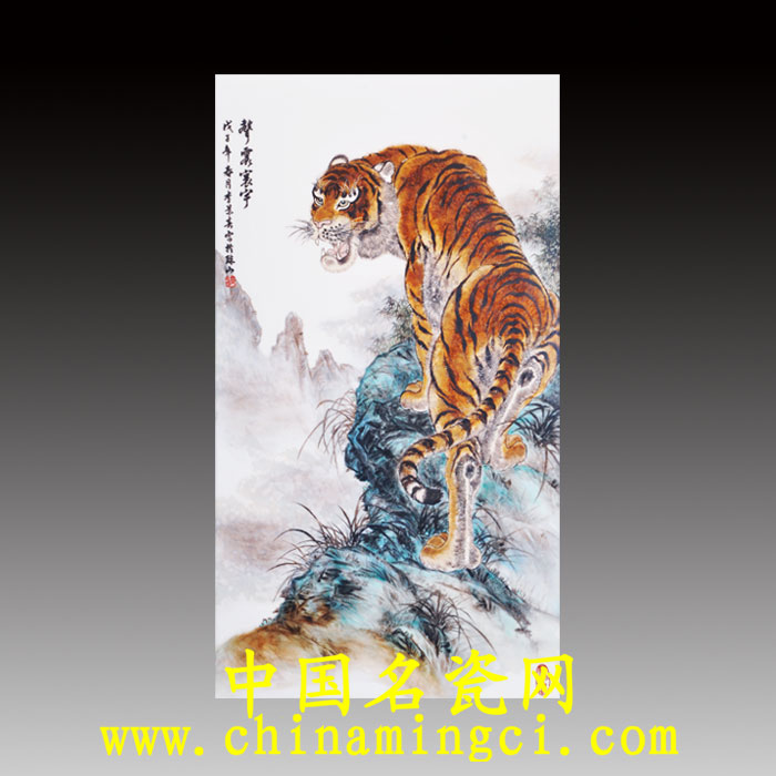 中國名瓷網(wǎng)李景春瓷板畫