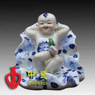 中國名瓷網(wǎng) 青花連生貴子