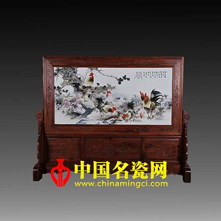 景德鎮(zhèn)陶瓷藝術(shù)家 毛光輝 七雄圖