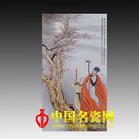 景德鎮(zhèn)陶瓷藝術(shù)家 魏柳楊 東坡觀梅圖