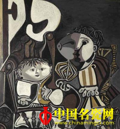 畢加索 兩個小孩