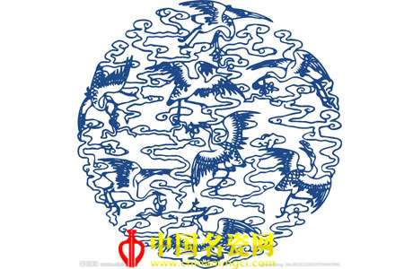 仙鶴圖