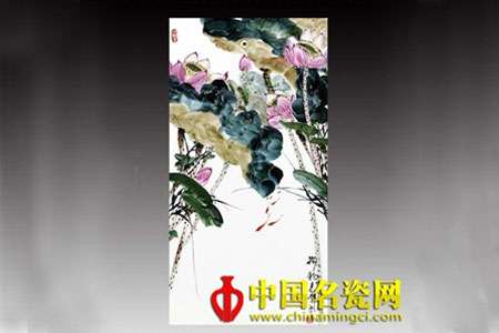 墨荷凝香雅自存——兼談粉彩墨荷技法