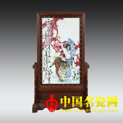 巫山瑤姬高溫顏色釉瓷板