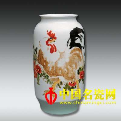 新彩“大吉圖”瓶