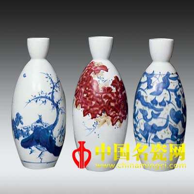 器韻三味 青花釉里紅瓷瓶