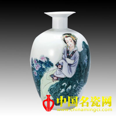 舒惠娟? 菊花有余香 粉彩瓷瓶