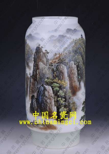 粉彩山水畫(huà)創(chuàng)作技巧
