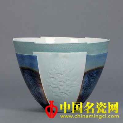 徐江云 曉風(fēng) 色釉裝飾瓷瓶