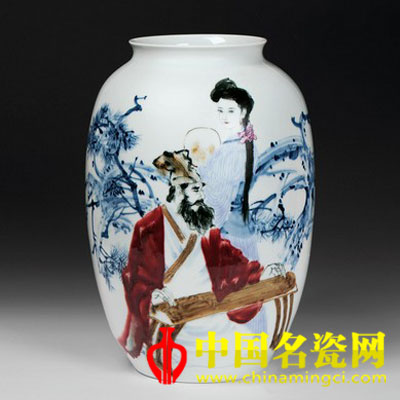 李菊生 如聽萬壑松　高溫顏色釉瓷瓶