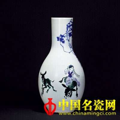 李菊生 高溫顏色釉《賽北風(fēng)情》瓶