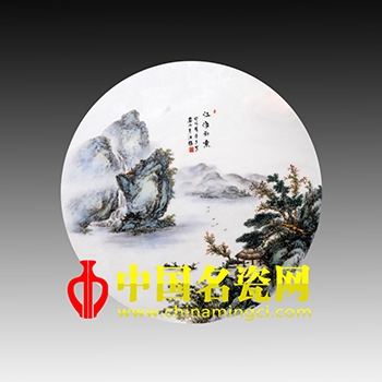 《江淮秋意》圓板
