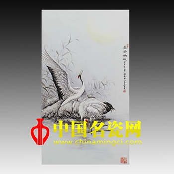 蘆聲鶴影