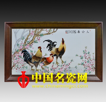 畫從筆中起，藝由心中生——品石紅春的花鳥瓷畫