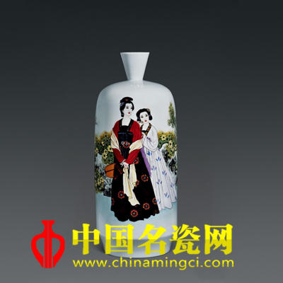 黃曉燕 南國佳人?粉彩瓷瓶