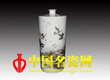 毛光輝《花鳥燕子》