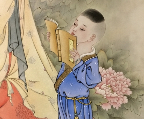 教子圖也可以這樣柔美