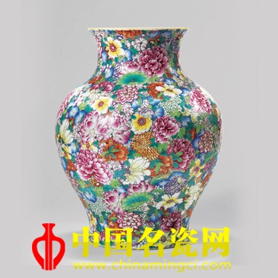 余欣《 萬花不落地》瓶