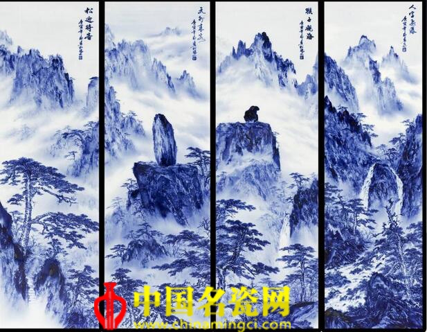 鄭勇陶瓷：詩飄云霧外、畫入煙雨中