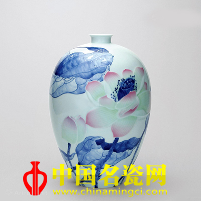 歐陽桑 青花汾水清香瓶
