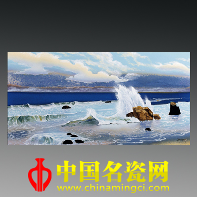  李家正 靜海 高溫顏色釉瓷板 