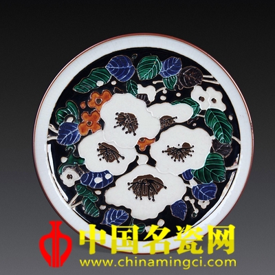 方文賢 色釉裝飾掛盤(pán)