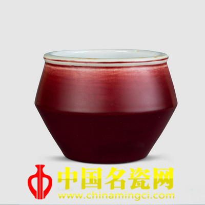 鄧希平 郎紅釉瓷缽