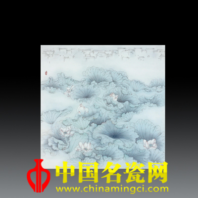 張亞林 清幽·釉上彩瓷板