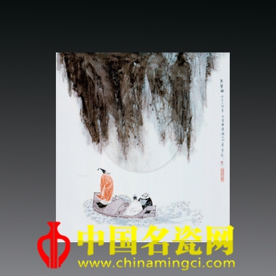 李進 赤壁賦·粉彩瓷板
