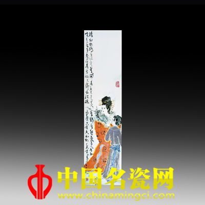 李青 詠梅 高溫顏色釉瓷板