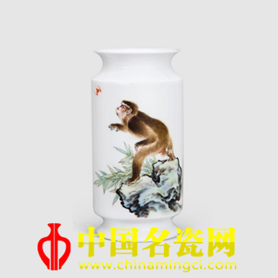  程建軍 福在眼前·粉彩瓷瓶