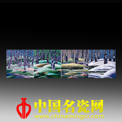 龔循明 溯源之二十三 高溫顏色釉瓷板