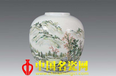 雅致脫俗的淺絳彩瓷