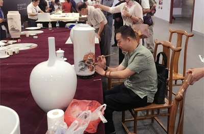 高義生參加國之瑰寶，中國景德鎮(zhèn)陶瓷文化展
