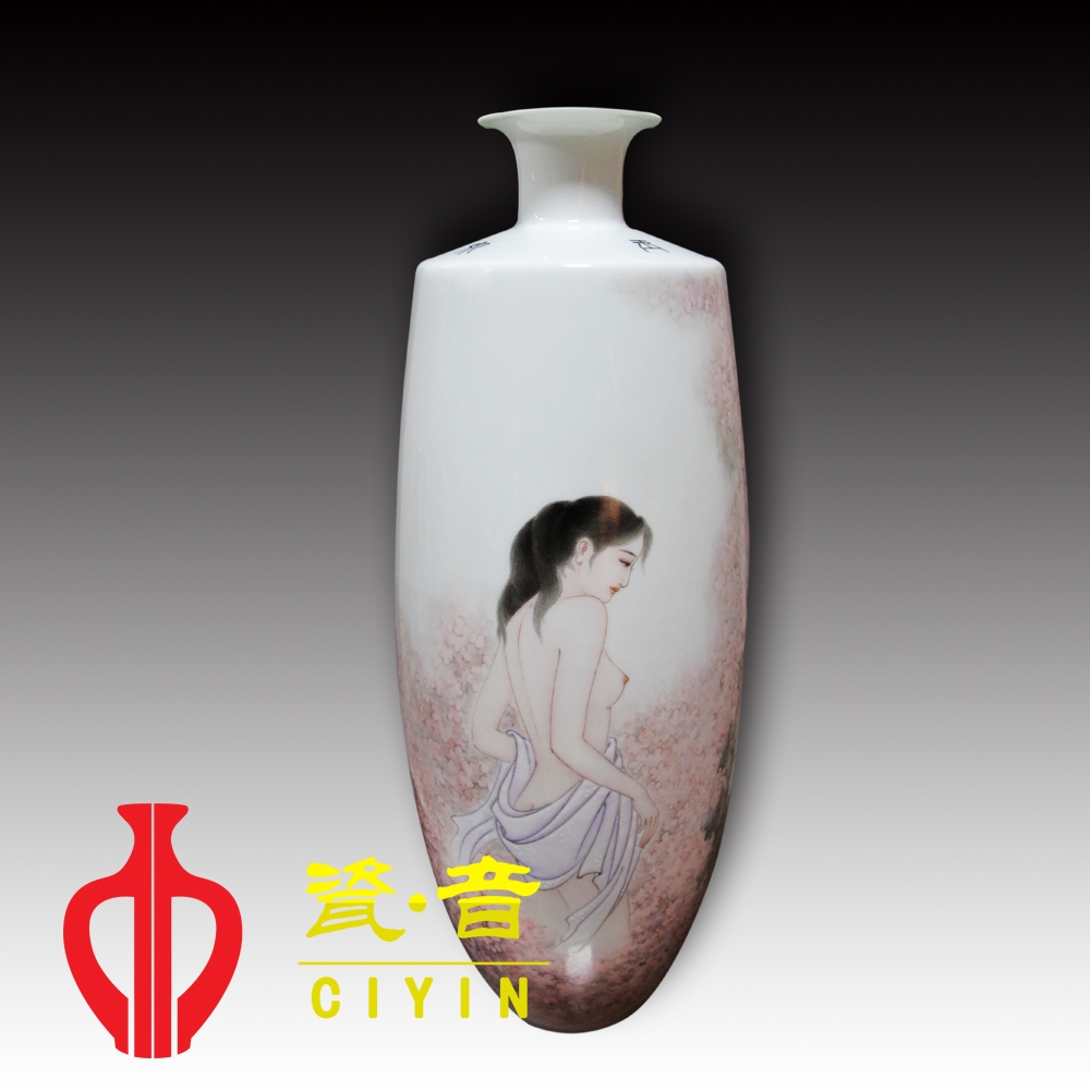 粉彩人物畫